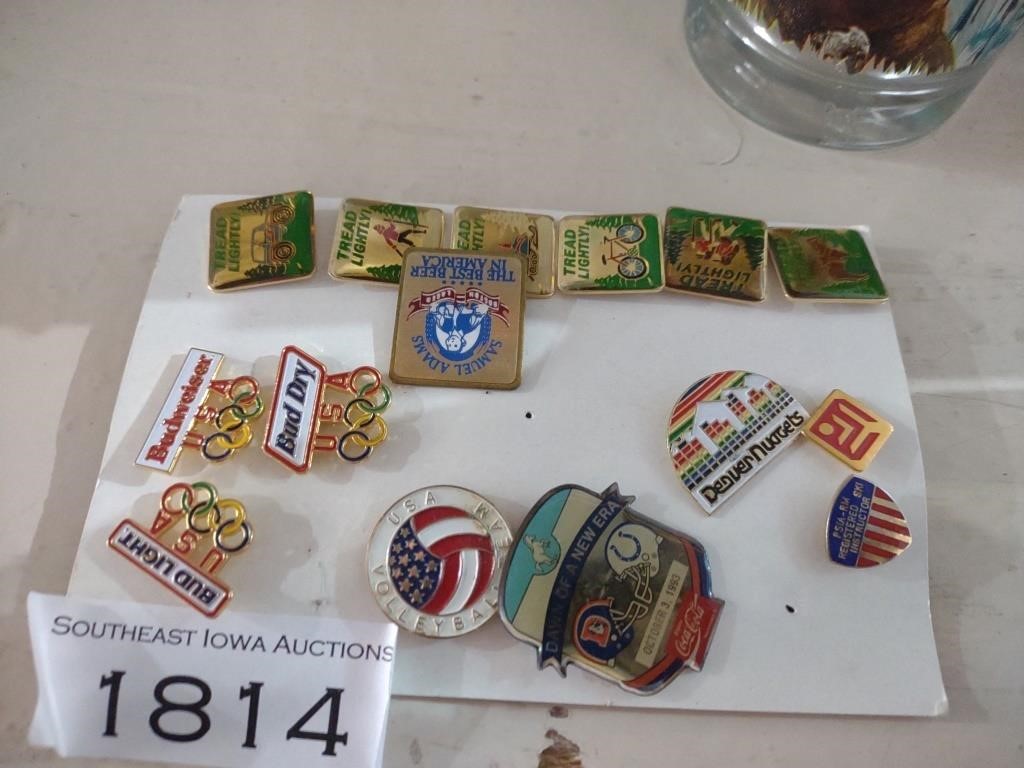 15 vintage pins