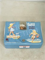 vintage Tutti play case w/ Tutti & Todd dolls
