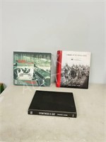 3-D-Day hardcover books-including treasure book