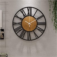 Modern 33CM Black Wall Clock