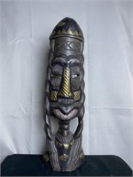 22'' Carved Wood African Tribal Mask
