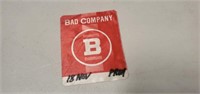 Bad Company backstage pass