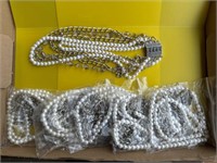 Lot 68 Fashion 10" Pearl Style Necklace Lot