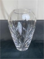 Heavy Lead Crystal 9'' Vase