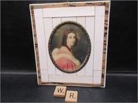 ITALIAN MINIATURE PORTRAIT OF YOUNG LADY