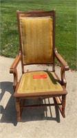 ROCKING CHAIR-COVERED SEAT/BACK