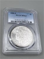 1880-S PCGS MS63 Morgan Silver Dollar