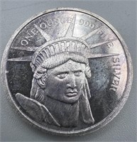 1 Oz. 999 Fine Silver Round