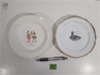 2 Collectible plates Vintage