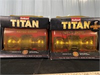2 Kwikset Titan Keyed Entry Locksets