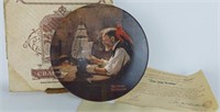 Norman Rockwell Plate "The Ship Builder"