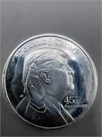 1 Oz. 999 Silver Trump Round