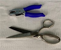 Scissors And Hole Punch