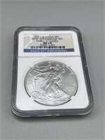 2011-W NCG MS69 Silver American Eagle