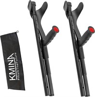 KMINA PRO Folding Carbon Crutches x2
