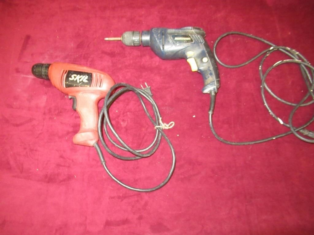 SKIL AND MASTERCRAFT CORDED DRILLS