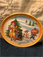 1977  vtg Ronald McDonald plate