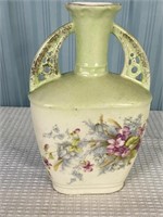 Antique 2 Handled Porcelain Vase
