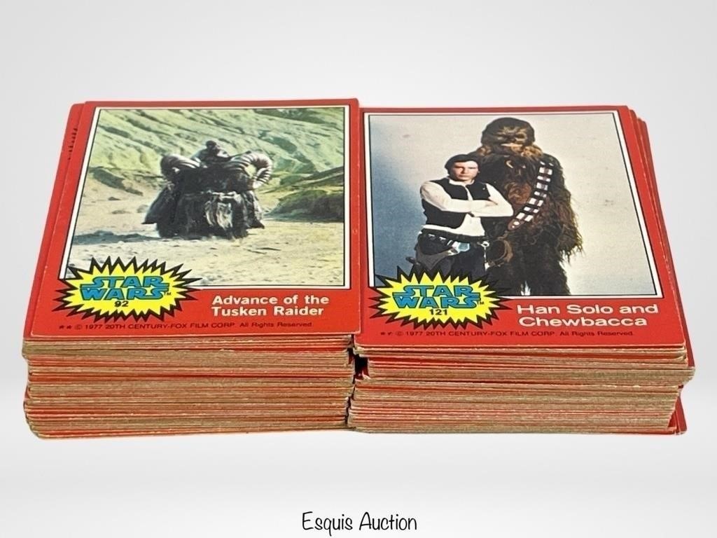 1977 Star Wars Topps Red Series Trading Cards