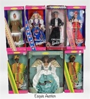 Group of Vintage Barbie Dolls in Original Boxes