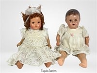 Two 1930's 16" Ideal Composition Dolls