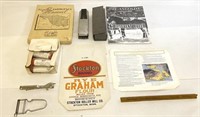 Vintage LOT Flour Bag, Ruler, Advertising, & More