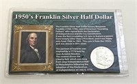 1950's Franklin Silver Half Dollar