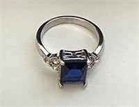 Beautiful Saphire Ring Size 9