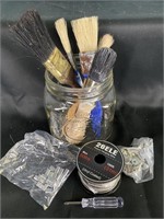 Assorted Paint Brushes & More