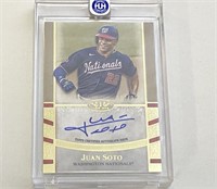 2021 Juan Soto Autographed Rookie Baseball Card