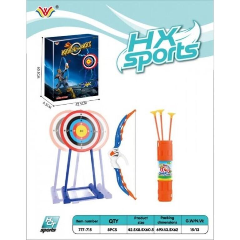 777-715 Kids Toy Archery Bow and Arrow Set