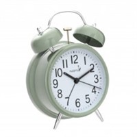 FLOITTUY Alarm Clock, 4" Twin Bell Analog Alarm