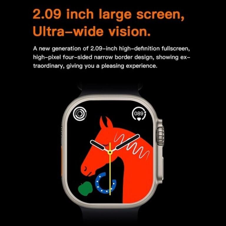 HY-9 Smart Watch with 2.09" Display,