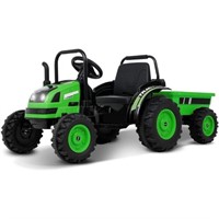 Uenjoy Green 6 V Tractor Powered Ride-On