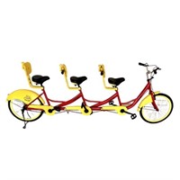 HYPER RIDE 24 inch Wheels 3-Seat Tandem Bicycle
