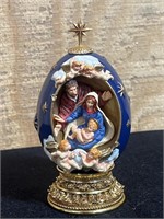 4" House of Faberge "The Nativity" Egg #CP7368