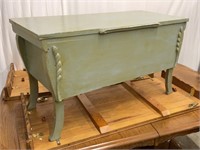 Antique Handmade Green Distressed Trunk/Chest