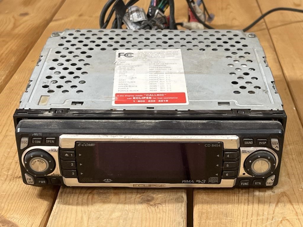 Eclipse CD8454 Stereo CD Receiver Used