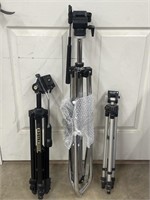 3 Camera Stands - 2 by Hollywood, 1 by SLIK