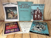 6 Vintage Piano/Music Songbooks - 100 Favorites,