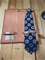 Vintage Tie Case Organizer with Tie
