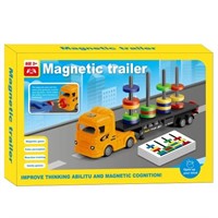 Magnetic Trailer Truck Stacking Set,