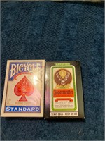 2 ok cards - Jagermeister cards & bicycle card