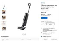 E3058  Tineco Smart Cordless Wet Dry Vacuum