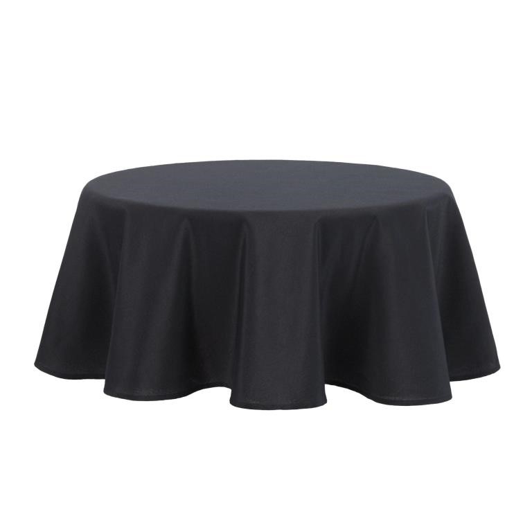 R2151  MA-MAINSTAYS Fabric Tablecloth Black 70