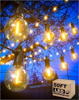 NEW $56 50FT LED Outdoor Globe String Lights