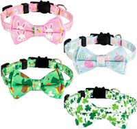 4 Pack St. Patrick's Day Easter Cat Collar