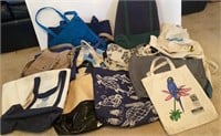 Canvas & Recycled Tote Bags (15+)