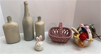 Pfaltzgraff Easter Baskets & Coated Antique
