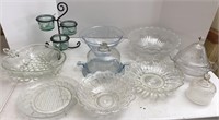 Clear glass Serving Bowls, Cheese Ball